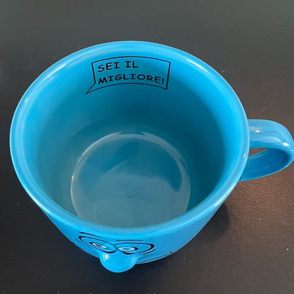 Anthropomorphic 3D Nose Mug Cup "SEI IL MIGLIORE!" YOU ARE THE BEST in Italian ~ - Picture 2 of 5